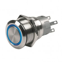 CZone Push Button with Blue LED, 3.3V (Momentary ON/OFF)